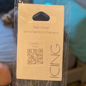 silver hair tinsel brand new